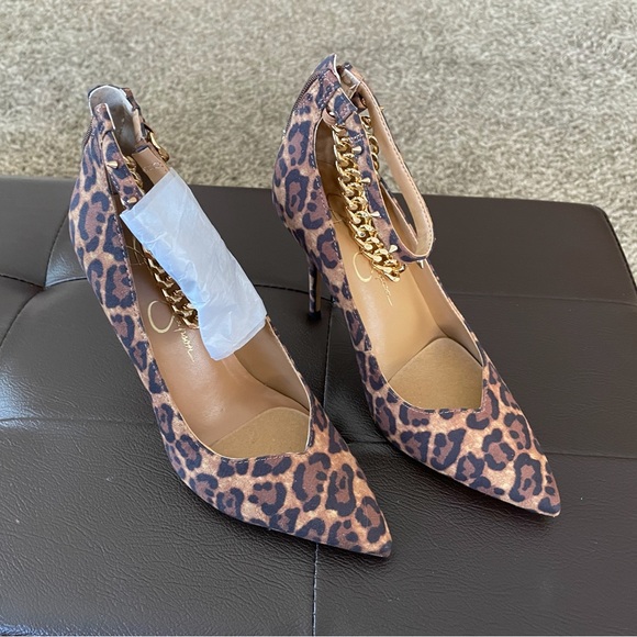 Jessica Simpson Shoes - Jessica Simpson Women's Witnee High Heel Pump Leopard SZ 7. NIB. $29